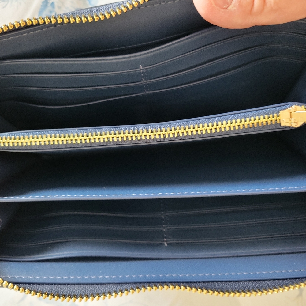 Elegant Coach Blue Women's Wallet